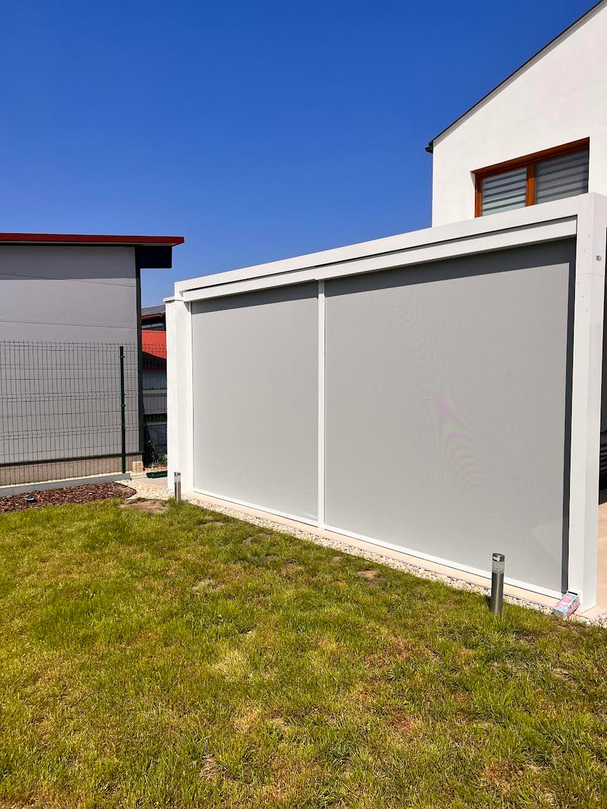 ZipScreen Skyroll fehér szerkezet